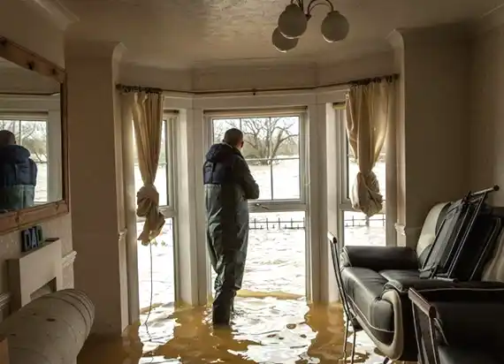 water damage restoration service Flora